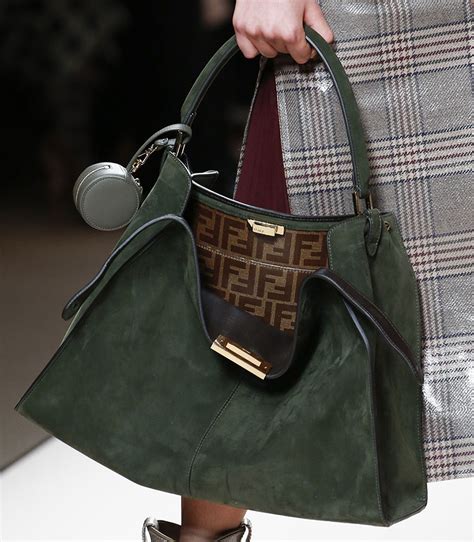 fendi fall 2018 handbags peekaboo|fendi peekaboo regular size.